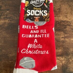 Red Christmas Men's Socks